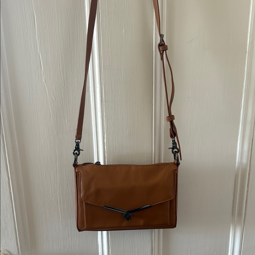 Botkier Brown Leather Crossbody Bag - Picture 2 of 5